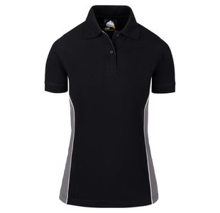 Silverswift Ladies Polo Black/Grh 14