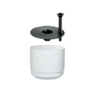 Paulina Self Watering Pot 20Cm White
