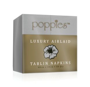 Poppies Tablin 8 Fld 40Cm Gry Pk500