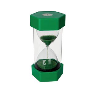 Sand Timer 1 Minute Green/Clear