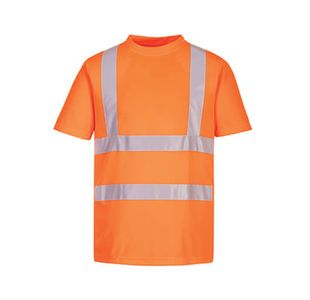 Eco Hi Vis T-Shirt S/S Org L Pk6