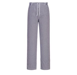 Bromley Chefs Trousers Blu Check Xxl
