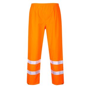 Hi-Vis Rain Traffic Trousers Org L