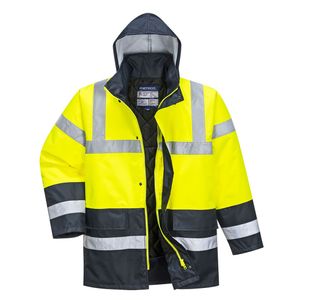 Hi-Vis Contrast Winter Jacket Ylw L