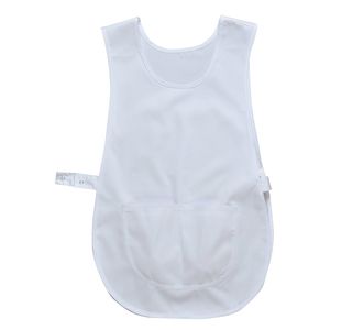 Tabard With Pocket White Xxl Pk12