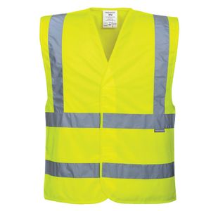 Hi-Vis Band/Brace Vest Ylw L/Xl Pk10