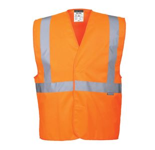 Hi-Vis Band/Brace Vest Org S/M Pk10