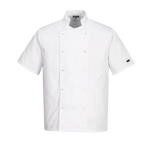 Cumbria Chefs Jacket S/S White S