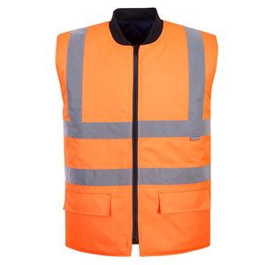 Hi-Vis Reversible Bodywarmer Org S