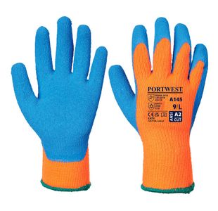 Cold Grip Glove Orange/Blue M Pk12