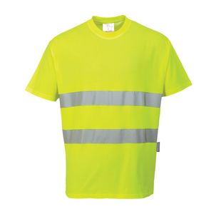 Hivis Ctn Comf T-Shirt S/S Yw Xxxl