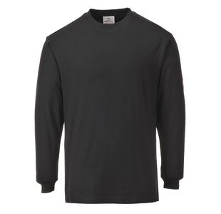 Fr Anti-Static L/S Tshirt Blk S