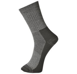 Thermal Sock Grey 44-48 Pk6