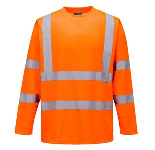 Hi-Vis T-Shirt L/S Orange Xxl