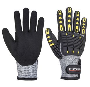 Anti Impact Cres Glv Gry/Bk S Pk12
