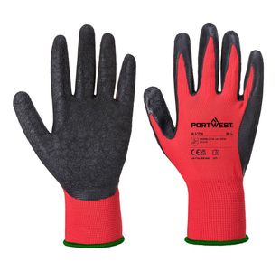 Flex Grip Latex Glv Red/Blk Xl Pk12