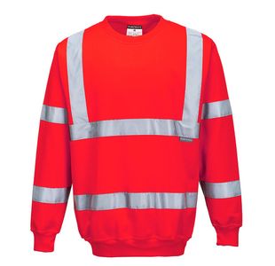 Hi-Vis Sweatshirt Red Xl