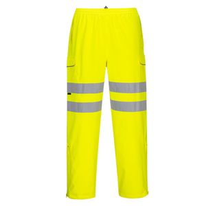 Hi-Vis Extreme Rain Trousers Ylw Xxl