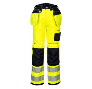Pw3 Hi-Vis Hol Work Trs Yw/Blk 34