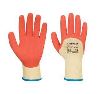 Grip Xtra Glove Ylw/Org L Pk12