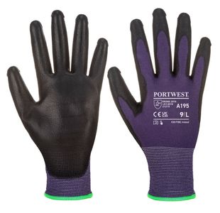 Touchscreen Pu Purple/Black Xl Pk12