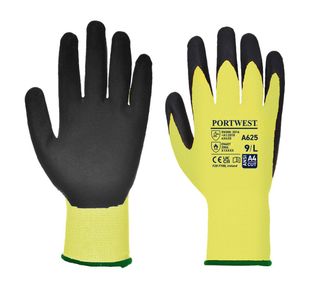Vis-Tex Cut Res Glv Ylw/Blk S Pk12