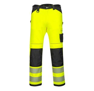 Pw3 Hi-Vis Work Trs Yw/Blk Short 41