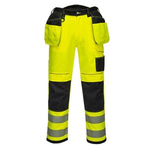 Pw3 Hivis Hol Wk Trs Yw/Blk Short 30