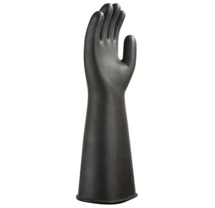 Hwt Latex Rubber Gaunt Blk Xxl Pk12