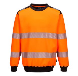 Pw3 Hi-Vis Sweatshirt Org/Blk 4Xl
