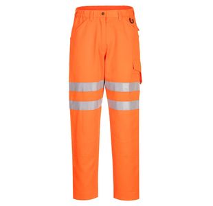 Eco Hi-Vis Work Trousers Orange 32