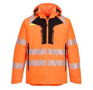 Dx4 Hi-Vis Winter Jacket Org/Blk 4Xl
