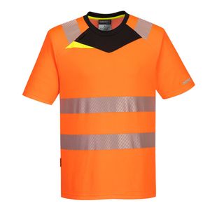 Dx4 Hi-Vis T-Shirt S/S Org/Blk 4Xl