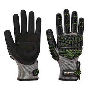Vhr15 Nit Foam Glv Blk/Grn M Pk12