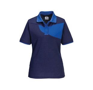 Pw2 Womens Polo S/S Navy/Royal M