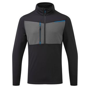 Wx3 Half Zip Tech Fleece Black M