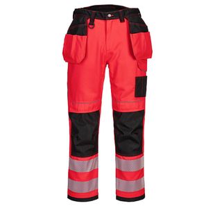 Pw3 Hi-Vis Hol Work Trs Red/Blk 46