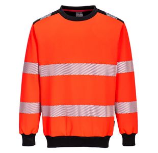 Pw3 Hi-Vis Sweatshirt Red/Black Xxl