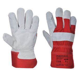 Prem Chrome Rigger Glv Red Xxl Pk12
