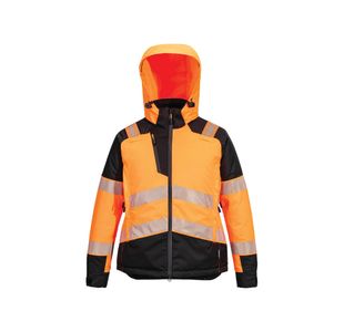 Pw3 Hi Vis Women Wnt Jkt Org/Blk L