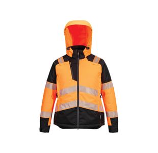Pw3 Hi Vis Women Wnt Jkt Org/Blk Xs