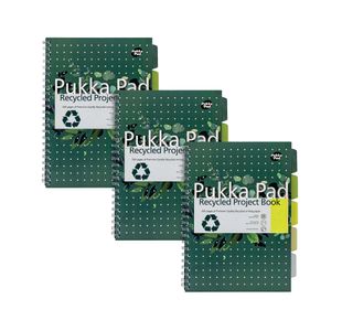 Pukka Pad Rcyc Project Book A4 Pk3