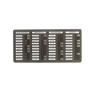 Indesign 40 Name In/Out Board Grey