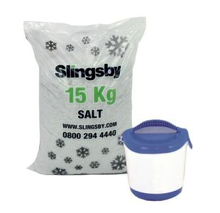 Handheld Salt Spreader Kit Blue