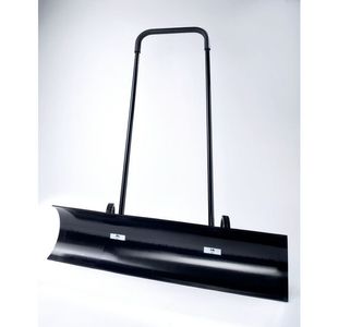 Wide Wheeled Snow Pusher Plough Blk