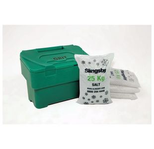 Salt Bin Supplied With Salt Grn 115L