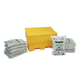 Stackable Salt Bin + White Salt 285L