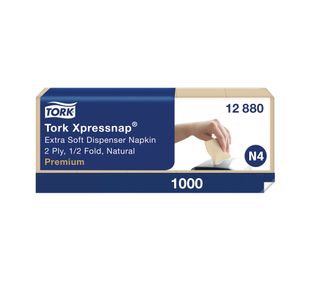 Xpressnap Napkin 2Ply Natural Pk1000