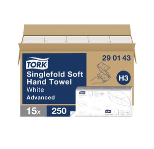 Tork Hand Towel V-Fold 2-Ply Wht P15