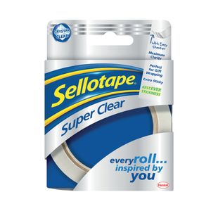 Sellotpe 24Mmx50M Super Clr Tpe Pk6